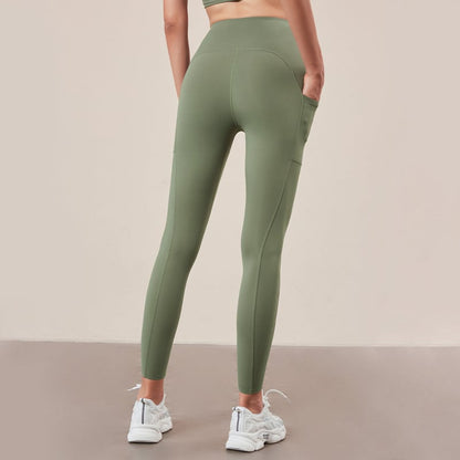 Women's High Waist Seamless Fitness Pants for Sports