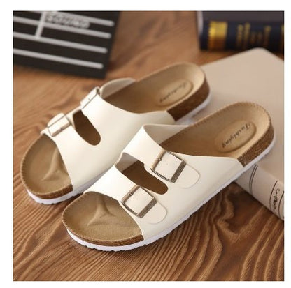 Men's Cork Slippers Summer Beach Flip Flops (Couple)