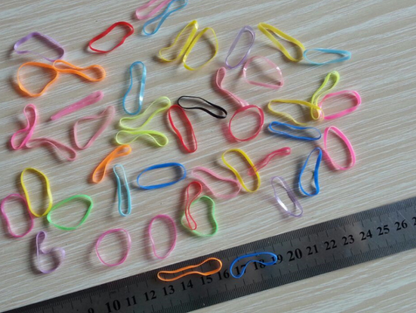 Colorful High Elastic Rubber Bands and Hair Ties