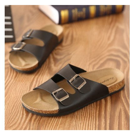 Men's Cork Slippers Summer Beach Flip Flops (Couple)