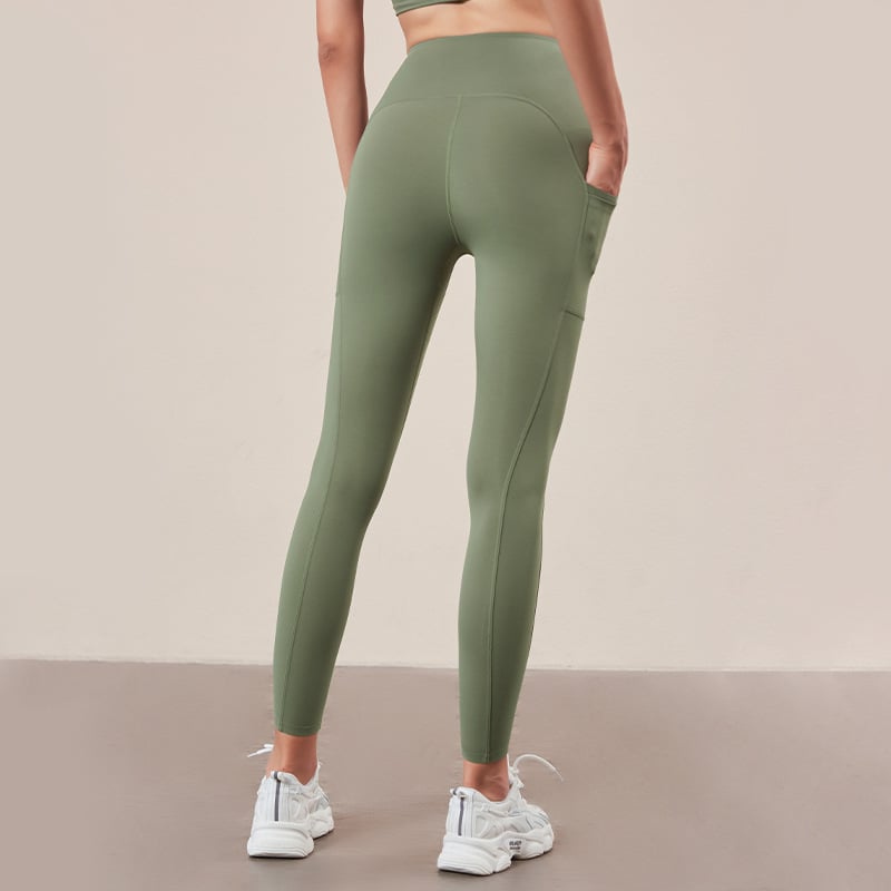 Women's High Waist Seamless Fitness Pants for Sports