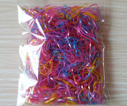 Colorful High Elastic Rubber Bands and Hair Ties