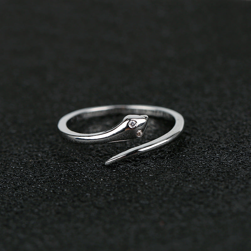 Fashion Copper Ring with Micro-Inlaid Zircon