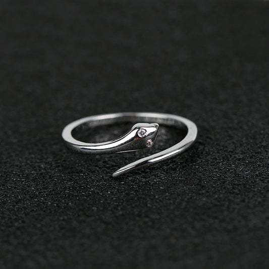 Fashion Copper Ring with Micro-Inlaid Zircon
