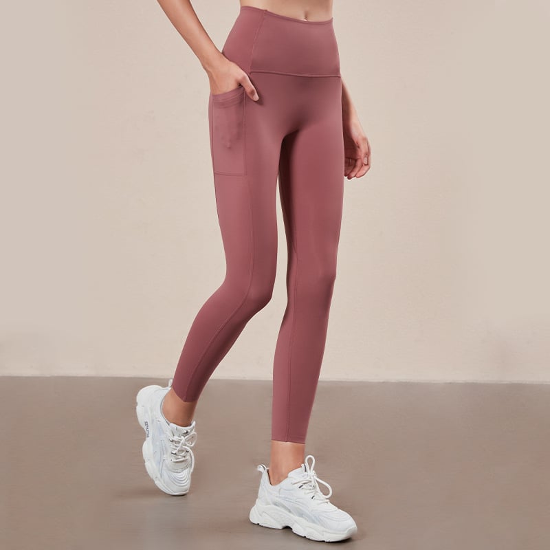 Women's High Waist Seamless Fitness Pants for Sports