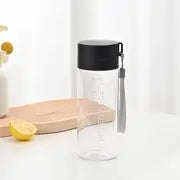 Portable 20.28oz Plastic Water Cup, Simple & Clear