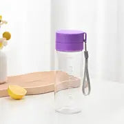 Portable 20.28oz Plastic Water Cup, Simple & Clear