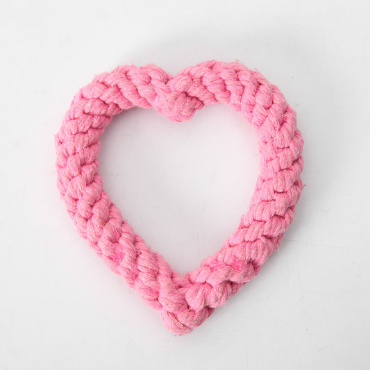 Cotton Rope Woven Love Toy for Pets