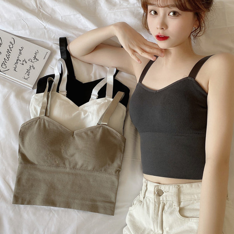 Cute Summer Retro Women's Fitted Sling Top