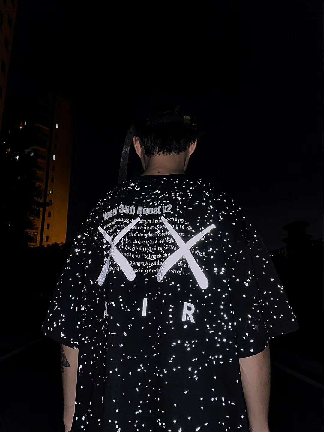 Reflective Starry Sky T-Shirt - Streetwear Couples Style