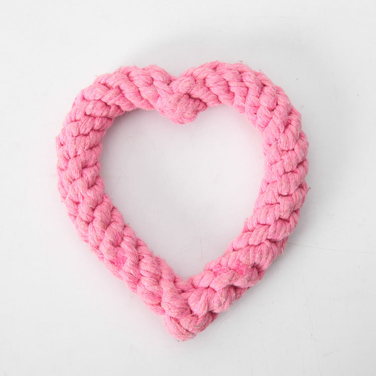 Cotton Rope Woven Love Toy for Pets
