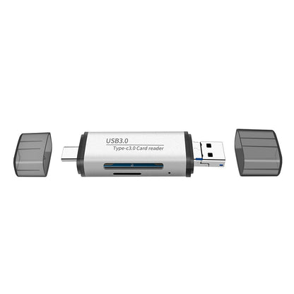 3-in-1 USB 3.0 Type-C OTG Card Reader for Phones