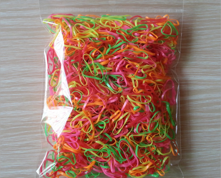 Colorful High Elastic Rubber Bands and Hair Ties