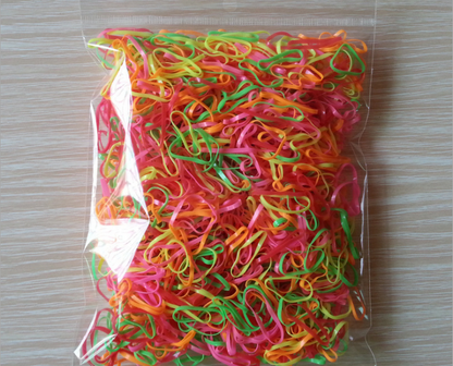 Colorful High Elastic Rubber Bands and Hair Ties